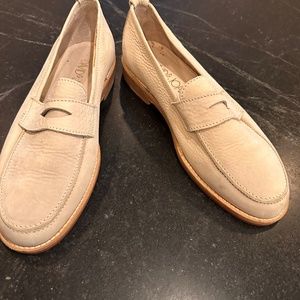 Joan & David Mens Sand Leather Loafers Made in Italy - Size 43 1/2